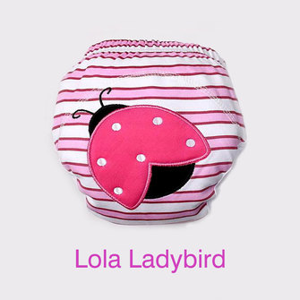 "BIG KID" Toilet Training Pants: Multi Purchase Special - Lola Ladybird Small (3-11kg)