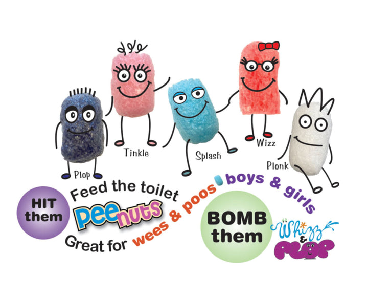 PeeNUTS Toilet Targets